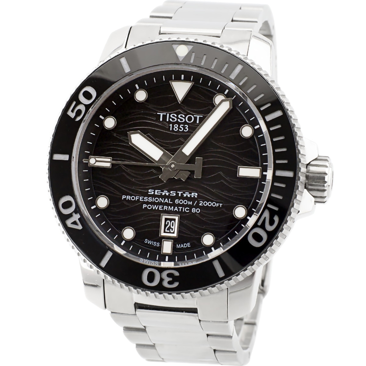 TISSOT ティソ シースター 2000 プロフェッショナル T120607A (T120.607.17.441.00) 自動巻 OH済 純正ブレスレット＆ラバーベルト付属 USED