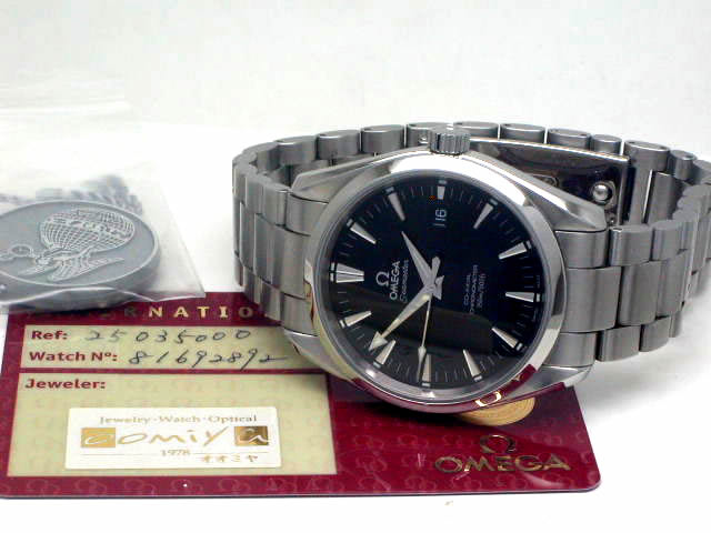 オメガ シーマスターアクアテラ 2503.50 コーアクシャル 自動巻 OH済  