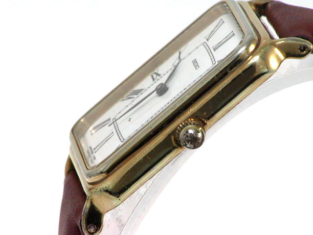 セイコー シャリオ 2220-3460 角型 GP 手巻 OH済み 昭和50年製