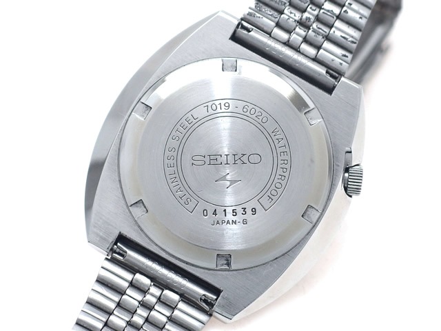 セイコー 5スポーツ 7019-6020 21石自動巻 OH済 昭和45年製
