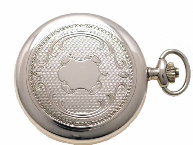 アエロ シルバー925 純銀懐中時計 55654A901 手巻 OH済 USED