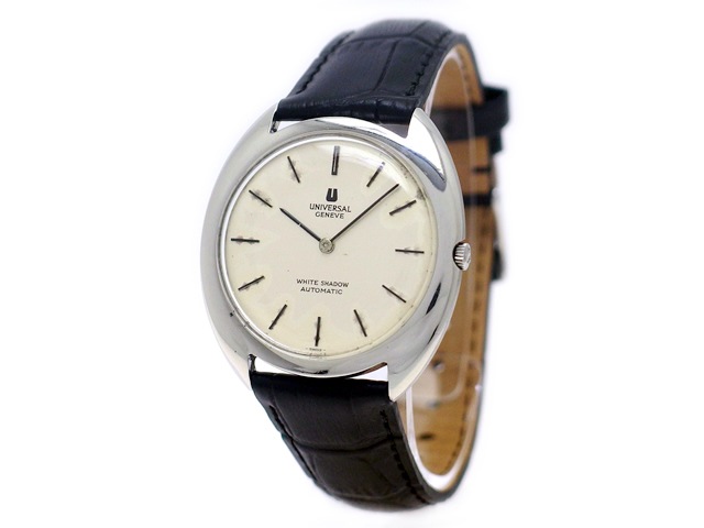 ユニバーサルジュネーブ ホワイトシャドウ Cal.66 25石 自動巻 OH済 1966年製