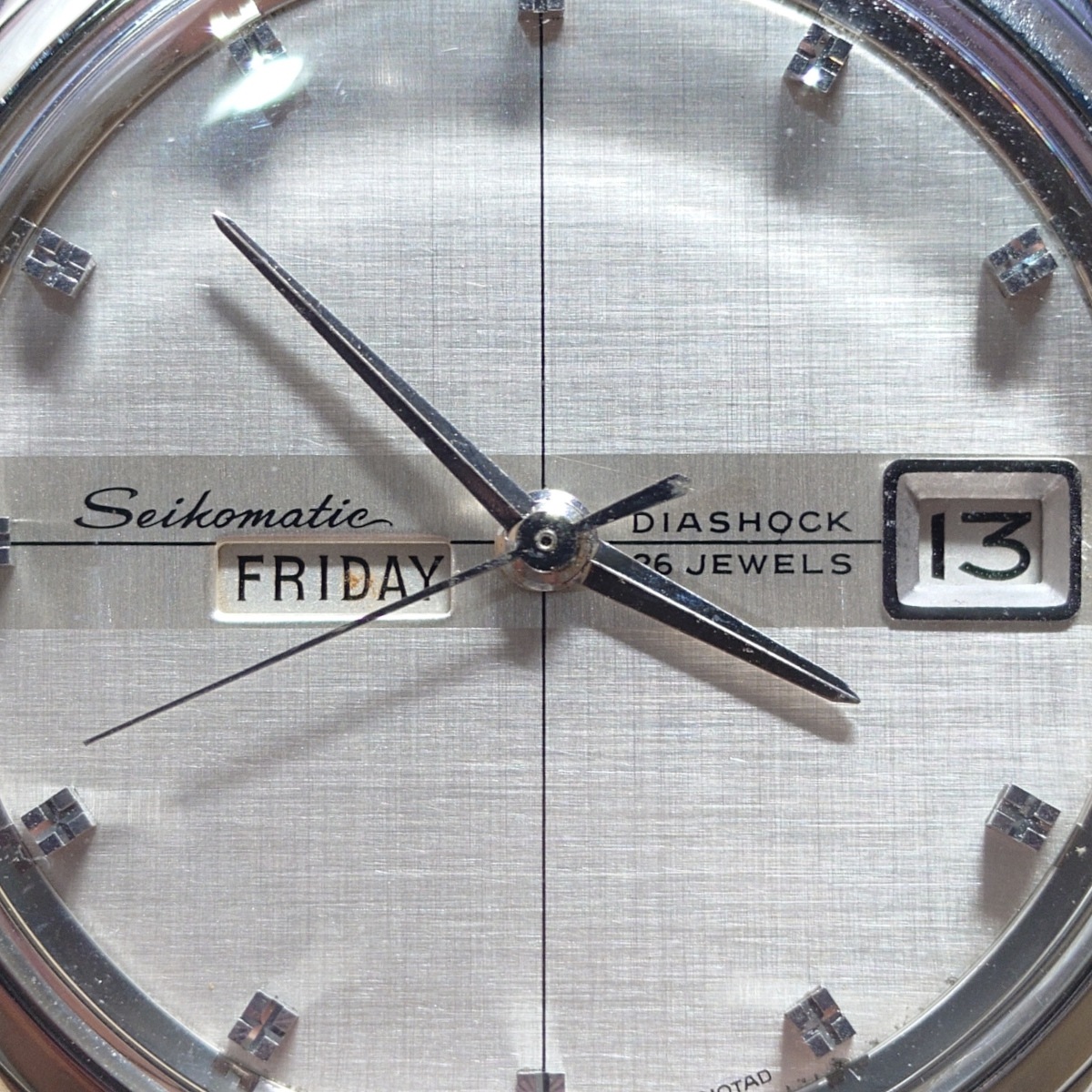 セイコー マチック ウィークデーター 6206-8010 金色ムーブメント Cal.6206A 26石 自動巻 OH済 昭和40年/1965年製