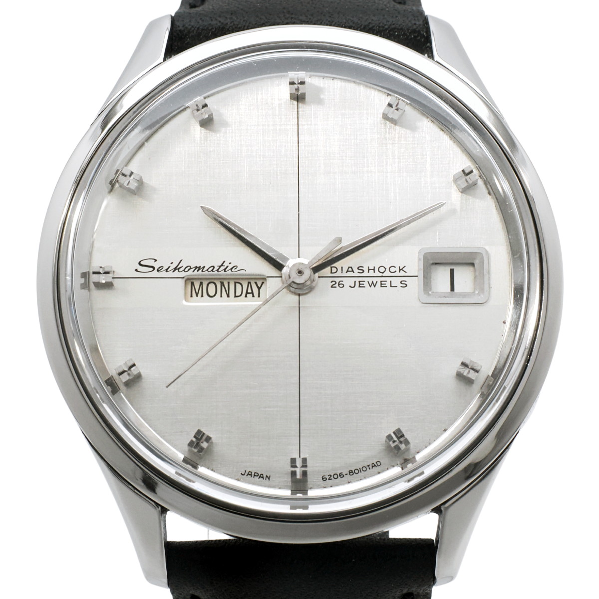 セイコー マチック ウィークデーター 6206-8010 金色ムーブメント Cal.6206A 26石 自動巻 OH済 昭和40年/1965年製