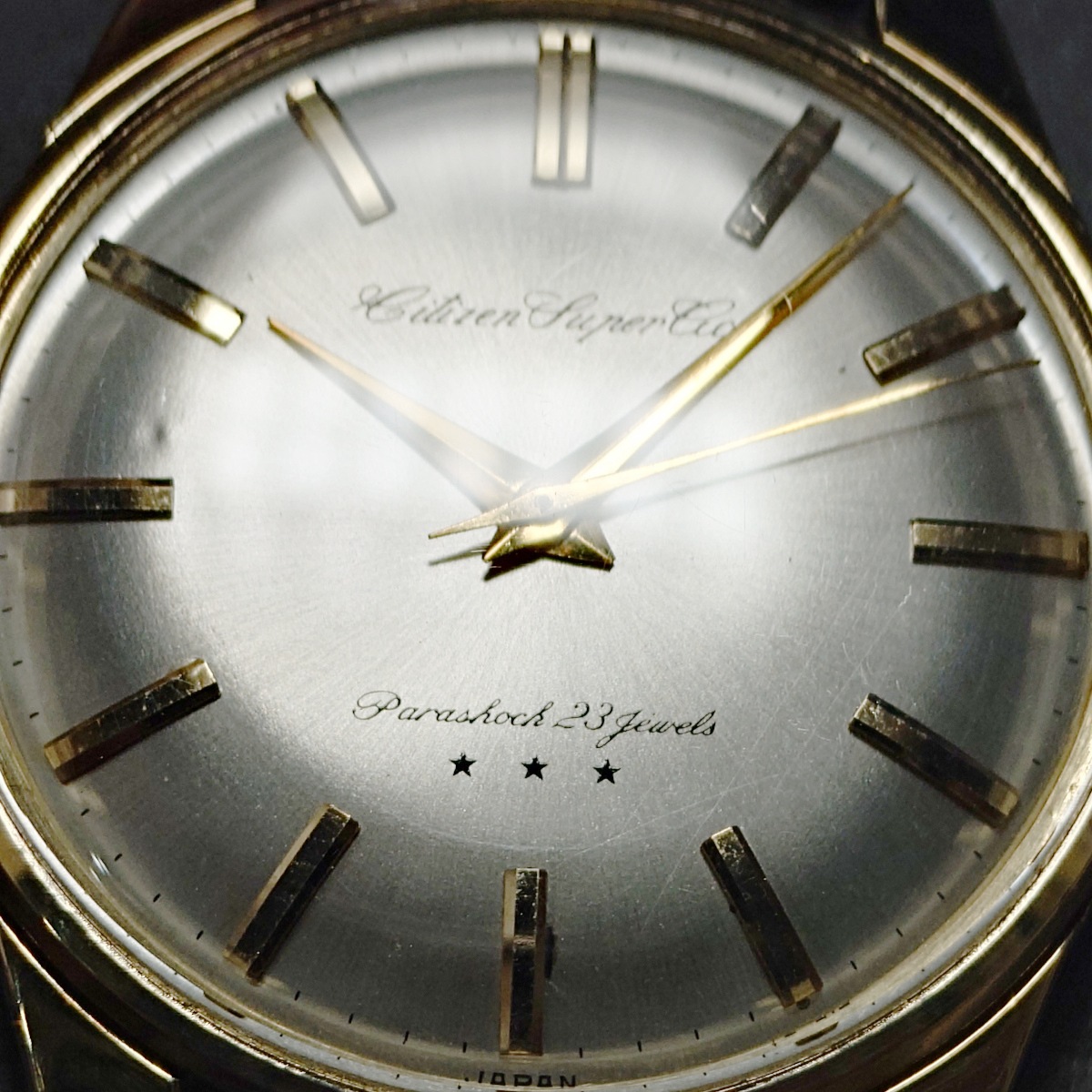シチズン スーパーエース A51507081 14金張り 38mm大型ケース 23石 手巻 OH済 1963年製(昭和38年)