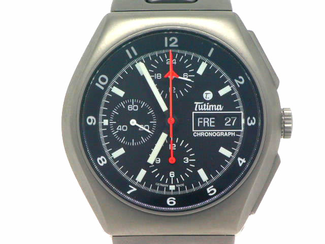 チュチマ TUTIMA ミリタリークロノグラフ TUTIMA ミリタリークロノグラフ ジャンク品