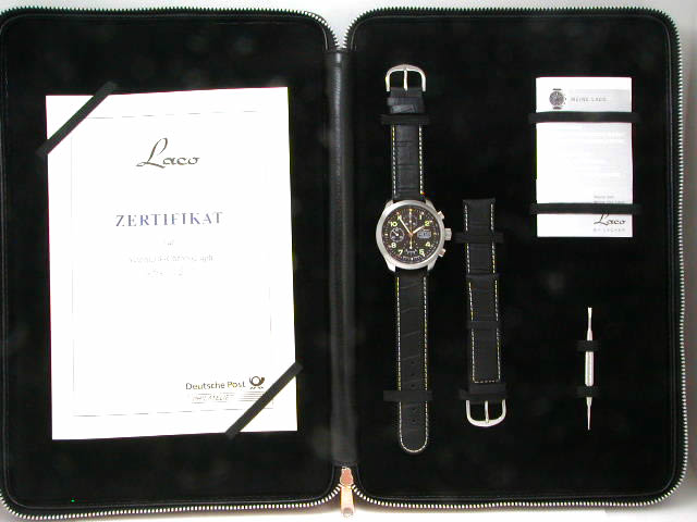 ラコ 500本限定 自動巻 クロノグラフ 42mm 852944 新品 Laco