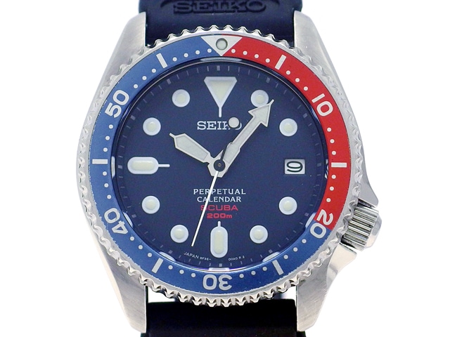 セイコー ダイバー SCUBA 200m 8F35-00A0 パーペチュアル