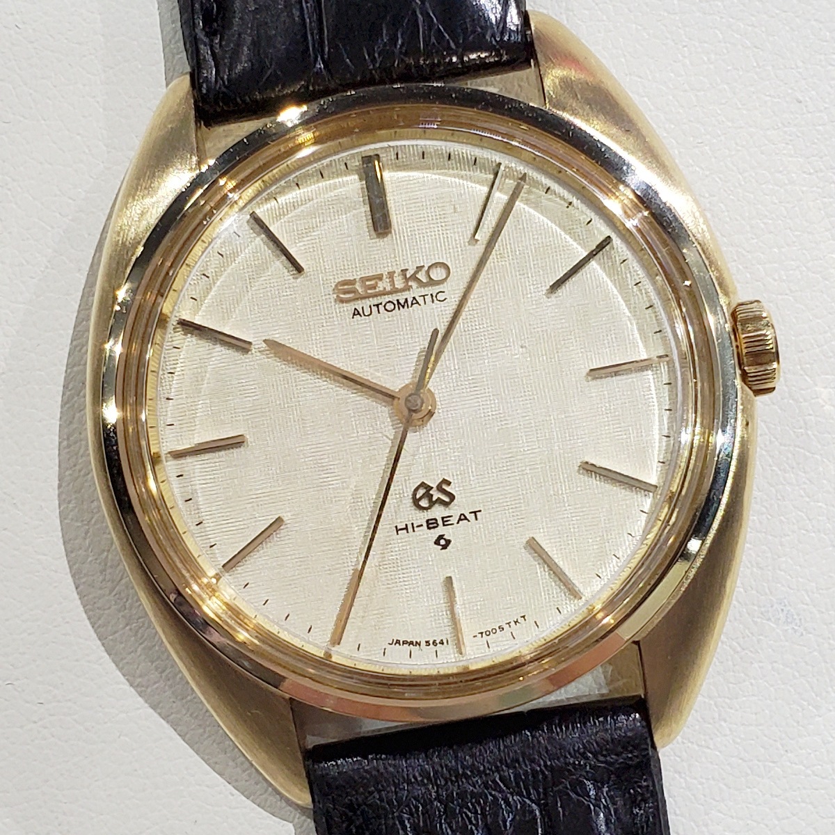 【希少】グランドセイコー 5641-7005 18金無垢ケース・純正尾錠 自動巻 OH済 昭和46年/1971年製