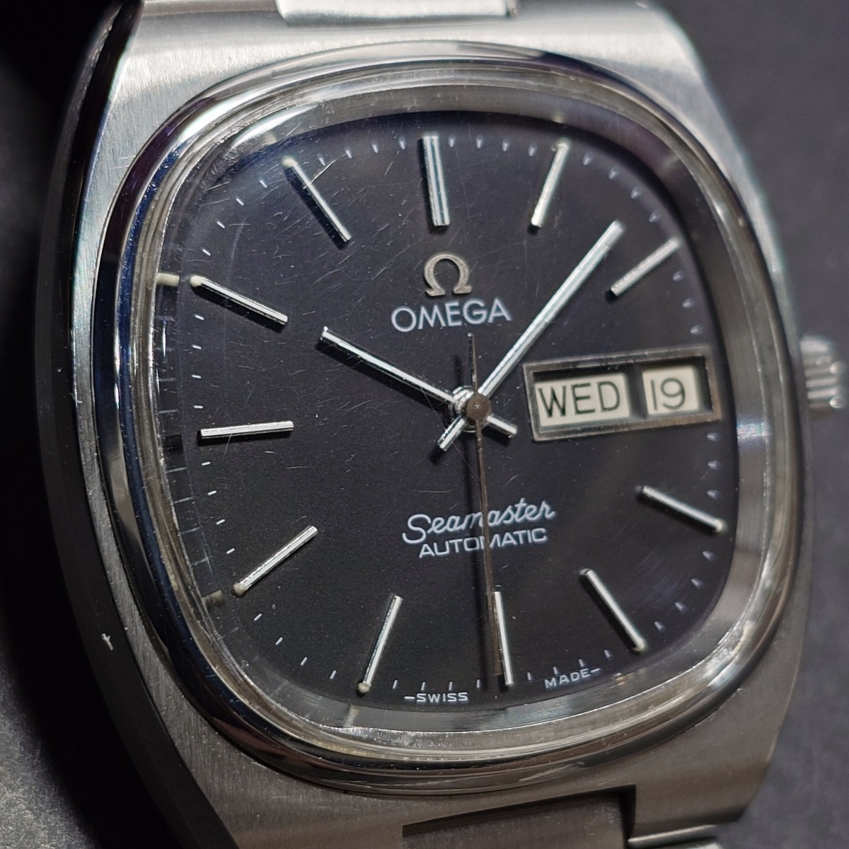 オメガ シーマスター デイデイト Ref.166.0213.1 Cal.1020 自動巻 OH済 1982年製 Omega