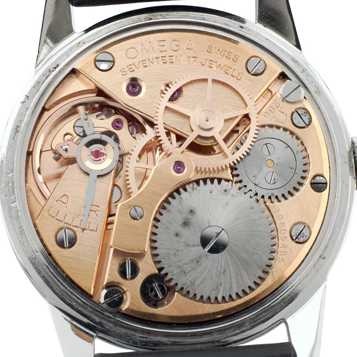 オメガ Ref.131.013 センターセコンド 純正尾錠付き 30mmキャリバー Cal.286 手巻 OH済 1962年製 Omega