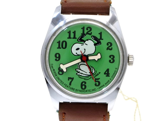 シチズン スヌーピータイム 0952-22 手巻 OH済 昭和40年代