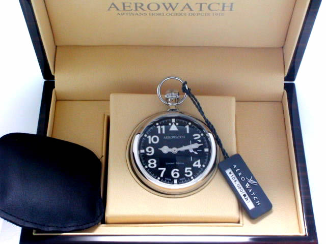 アエロ 100周年記念限定300 懐中時計 手巻 55812P001 新品
