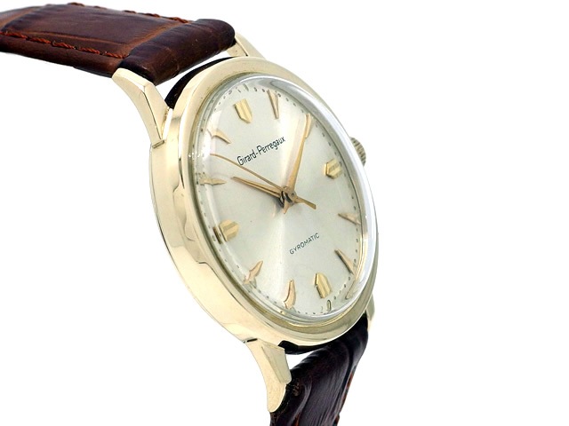 ジラールペルゴ ジャイロマチック 14KYG 自動巻 OH済 1960年代 Girard