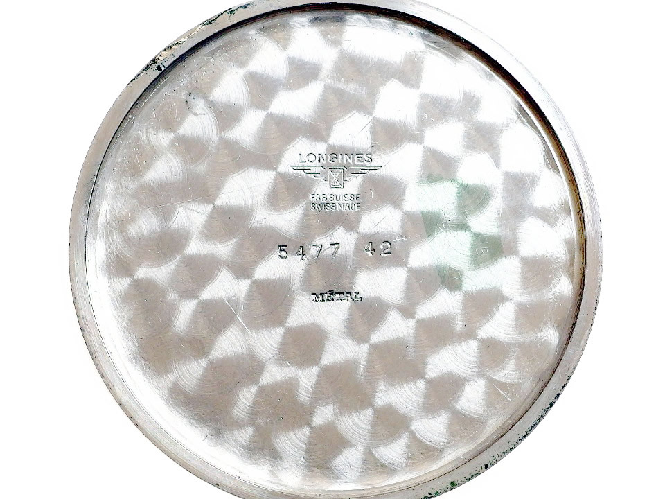 ロンジン 懐中時計 Ref.5477 42 オープンフェイス Cal.37.93 手