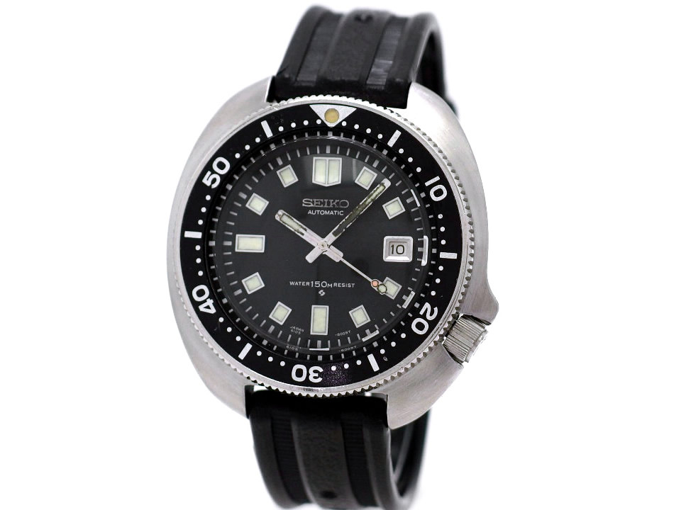 セイコー セカンドダイバー 150m 6105-8110 Cal.6105B 自動巻 OH済 1975年／昭和50年製 Seiko