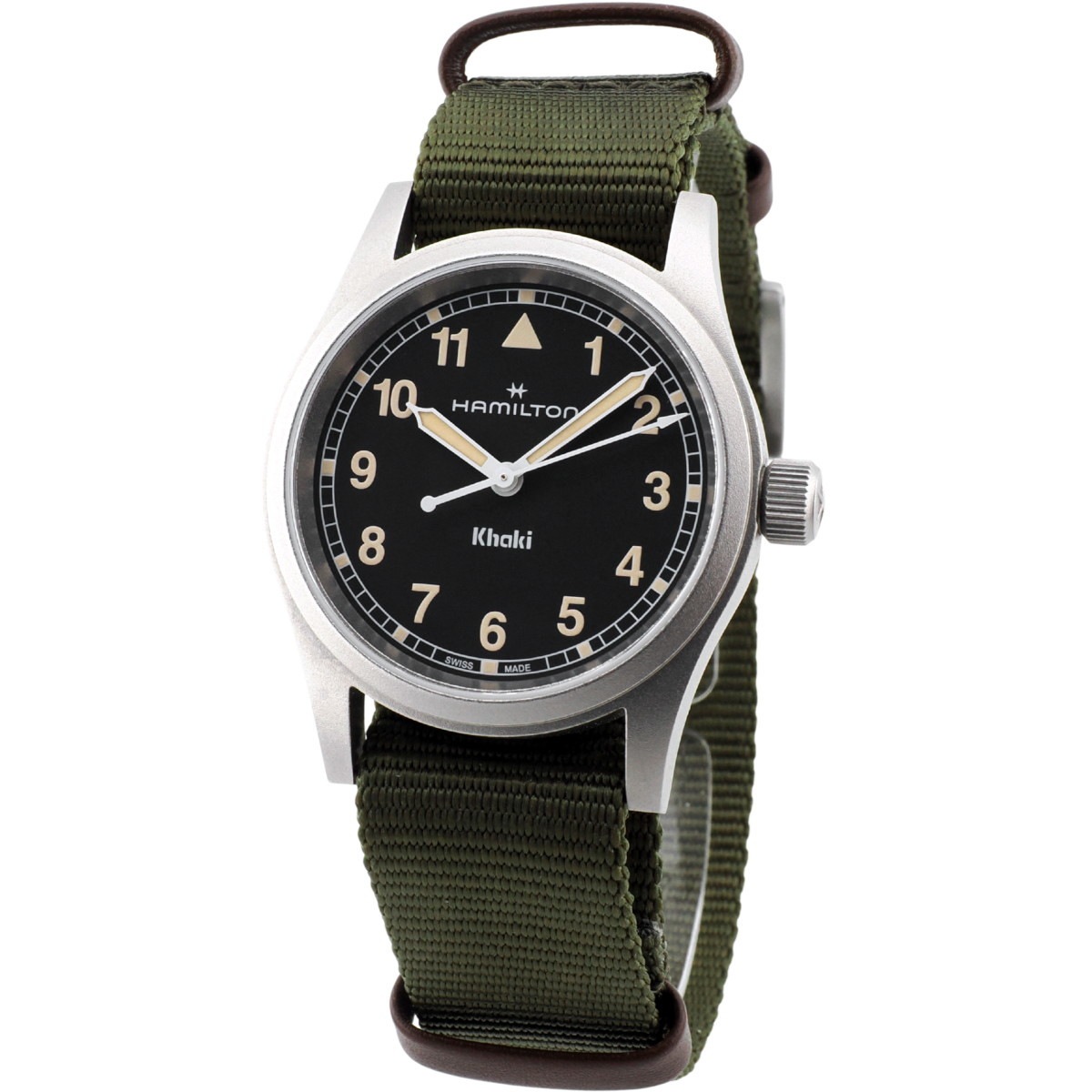 ハミルトン カーキ フィールド 33mm H69301930 ブラック文字盤 クオーツ 2025年購入 USED Hamilton