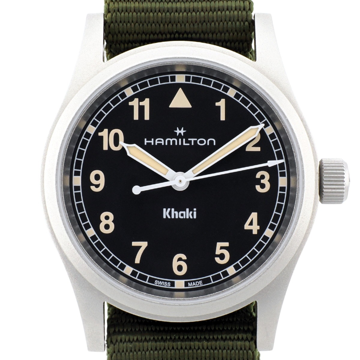 ハミルトン カーキ フィールド 33mm H69301930 ブラック文字盤 クオーツ 2025年購入 USED Hamilton