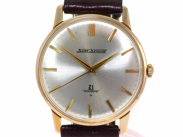 セイコー J15006E スカイライナー 手巻 OH済 昭和30年代製　