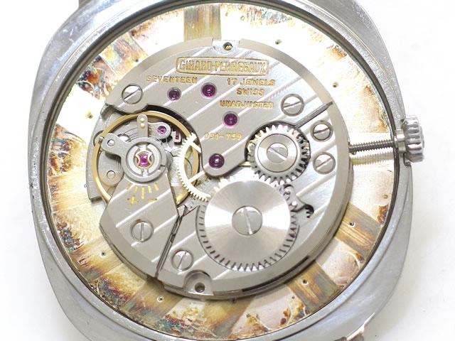 ジラールペルゴ Cal.091-759 2針 手巻 OH済 1970年代 Girard Perregaux