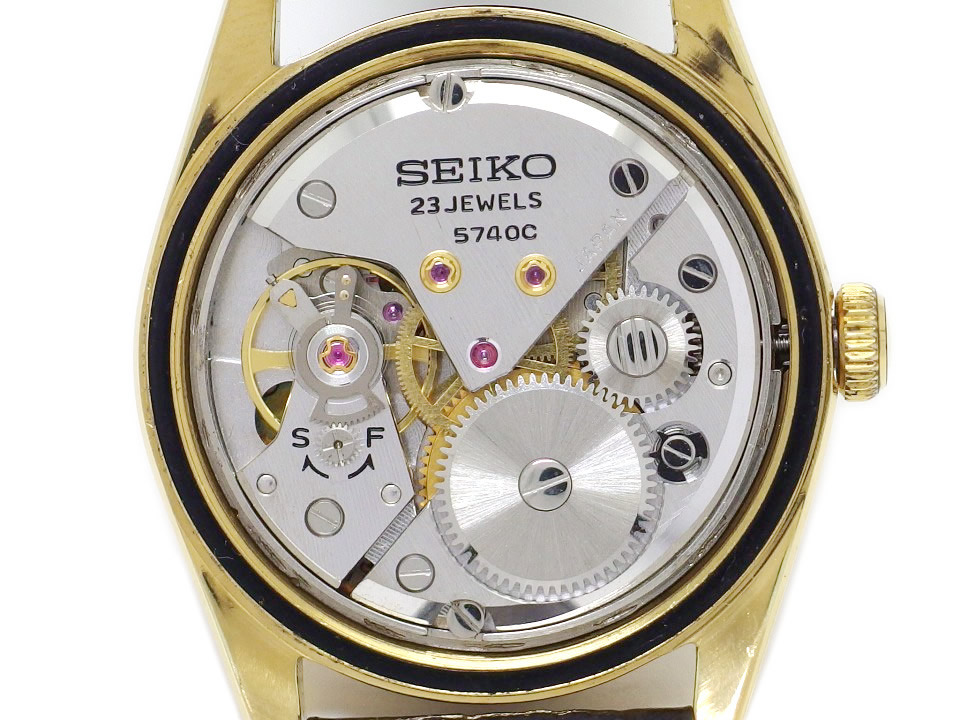 セイコー ロードマーベル 36000 5740-8000 GP 絹目文字盤 アラビアインデックス 手巻 OH済 昭和49年製 Seiko