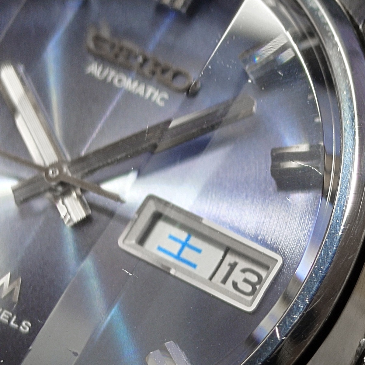 セイコー ロードマチック 5606-8061 カットガラス スクリューバック 純正ブレスレット 自動巻 OH済 昭和49年/1974年製