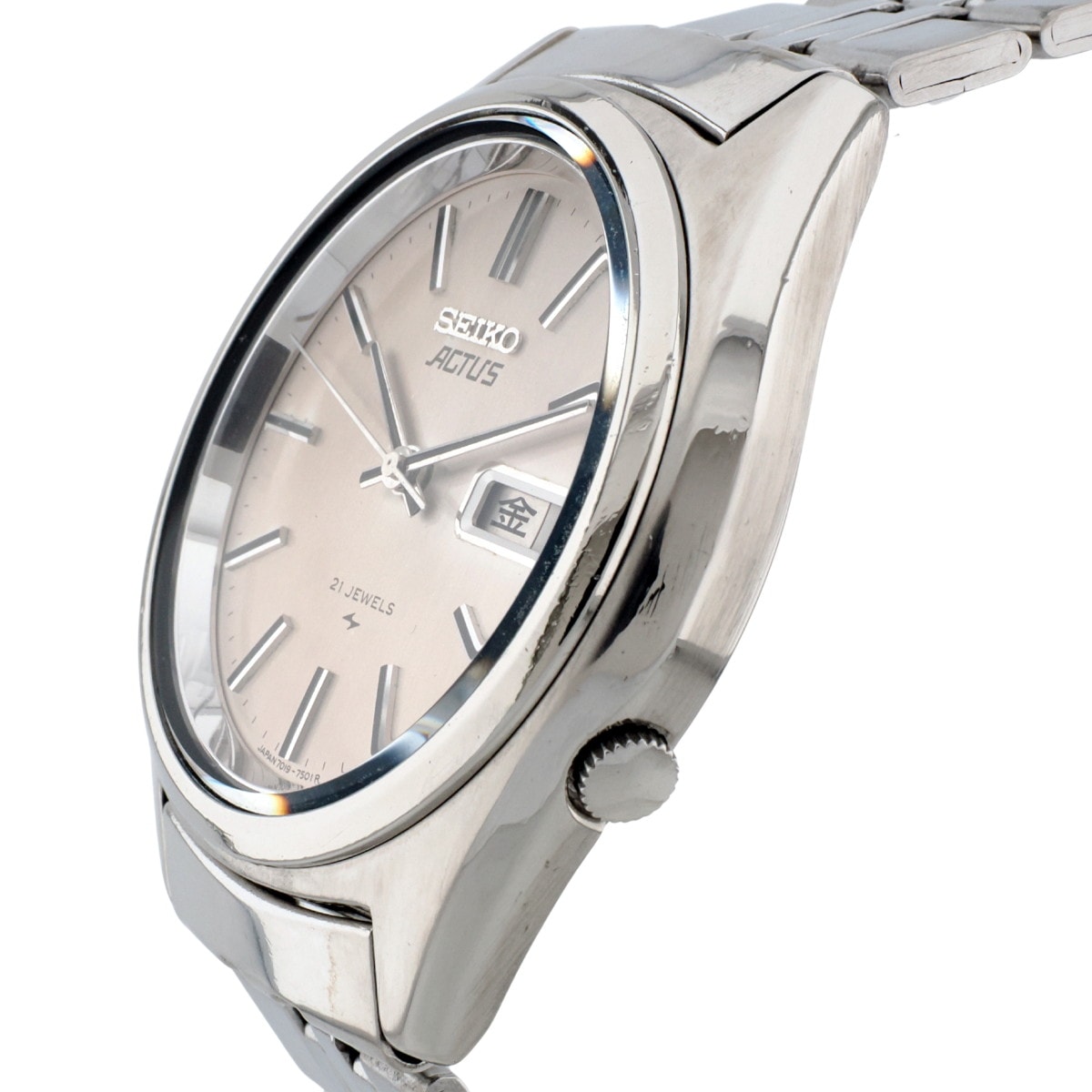 セイコー アクタス 7019-7430 純正ブレスレット 自動巻 OH済 1978年製（昭和53年）