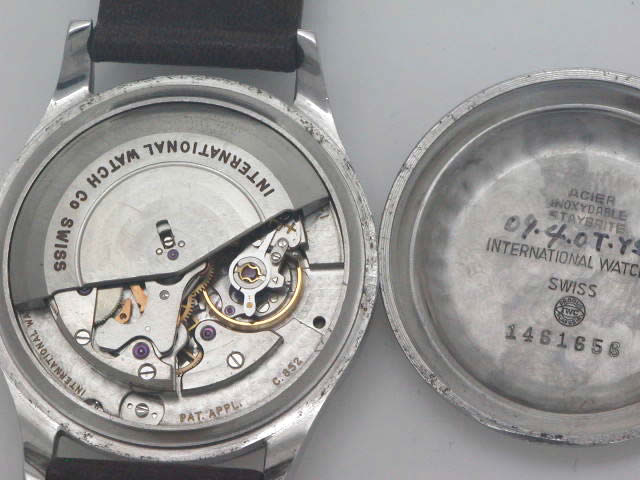 インターナショナル Cal.852 自動巻 OH済 1950年代 IWC