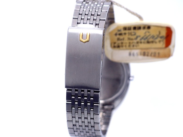 ユニバーサル・ジュネーブ ホワイトシャドウ マイクロローター 自動巻 OH済 1970年代