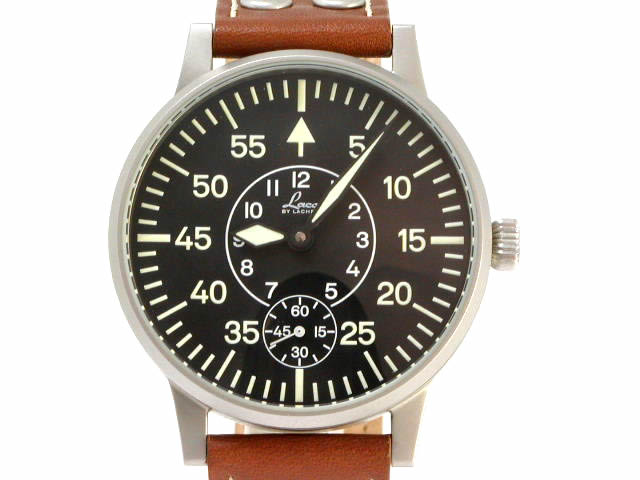 ラコ 手巻き スモールセコンド 42mm 860885 新品 Laco