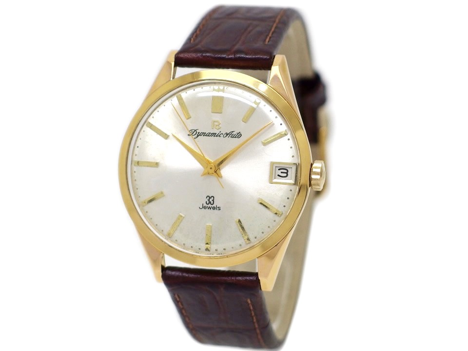 リコー ダイナミック オート Ref.57114 金メッキケース 33石 自動巻 OH済 1960年代