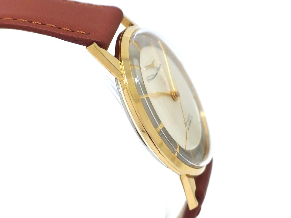 タカノ プレシジョン スーパー Ref.14045 金メッキケース 段付き文字盤 純正尾錠付き 19石 手巻 OH済 1959年頃