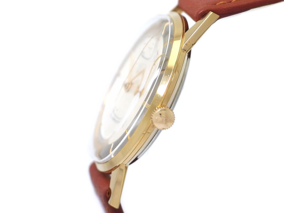 タカノ プレシジョン スーパー Ref.14045 金メッキケース 段付き文字盤 純正尾錠付き 19石 手巻 OH済 1959年頃