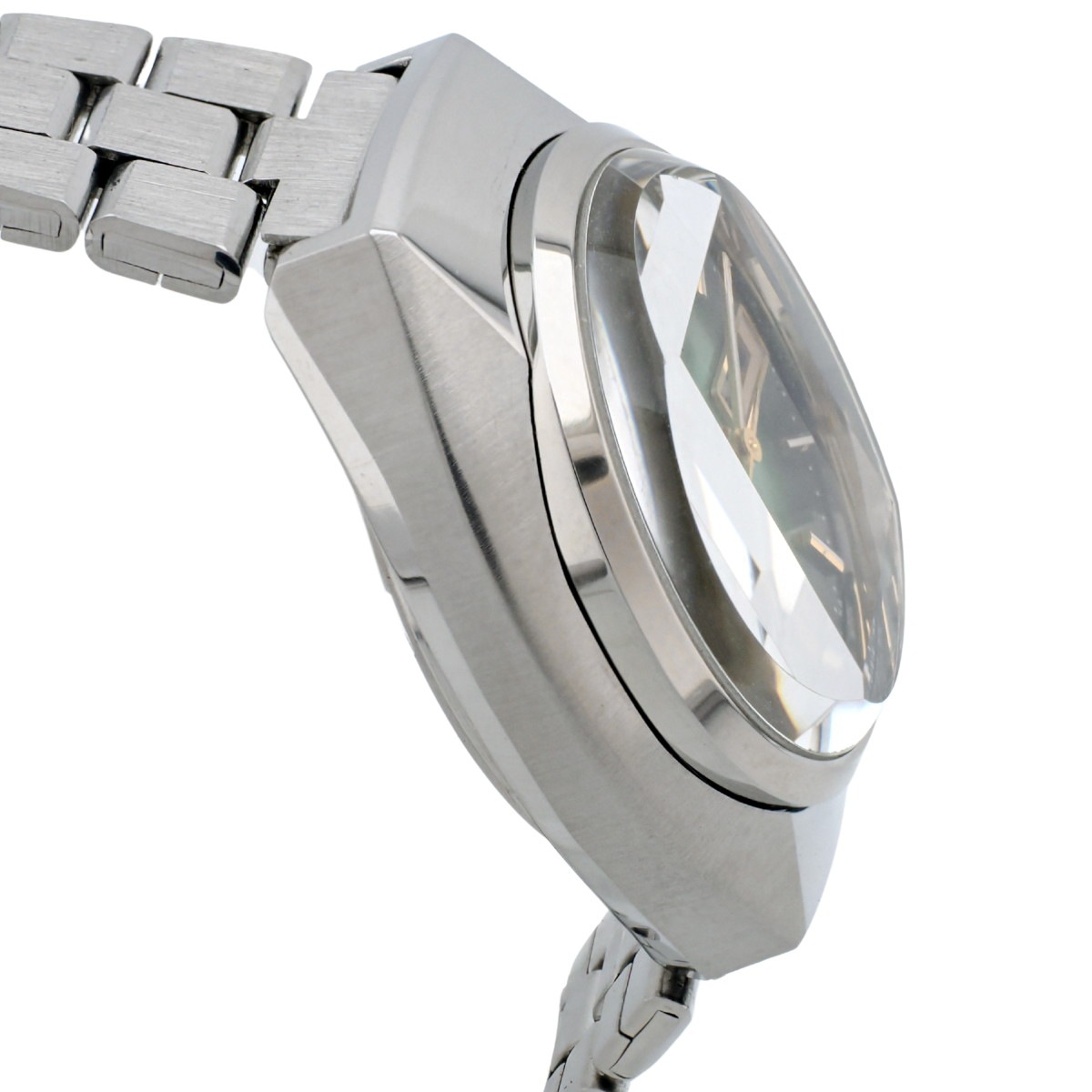 シチズン コスモスターF レディース 4-700457 Y 9面カットガラス 自動巻 OH済 昭和50年/1975年製