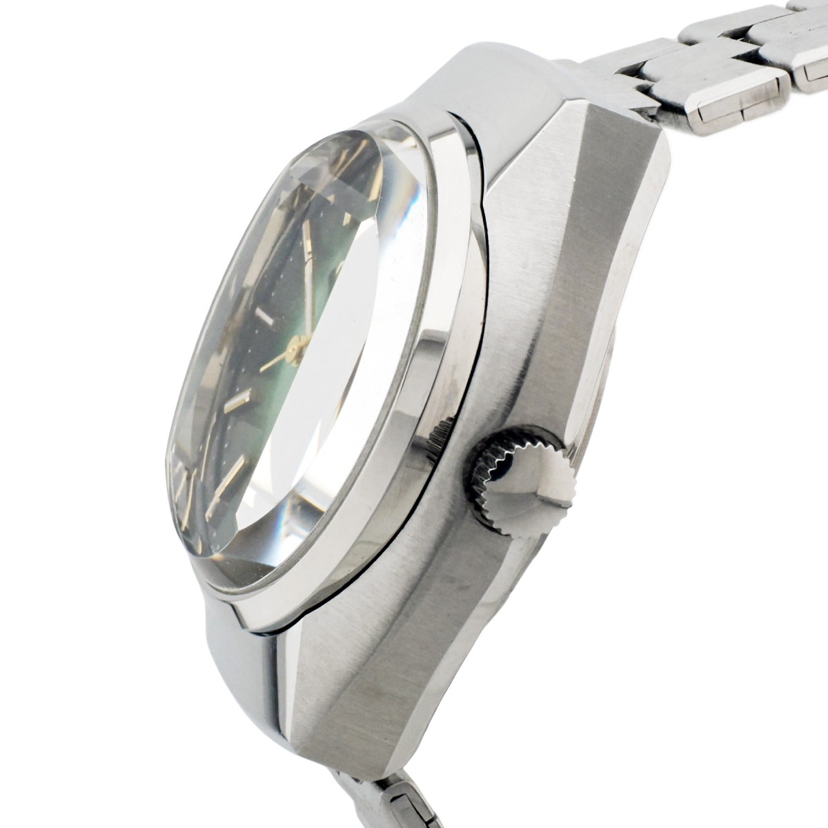 シチズン コスモスターF レディース 4-700457 Y 9面カットガラス 自動巻 OH済 昭和50年/1975年製