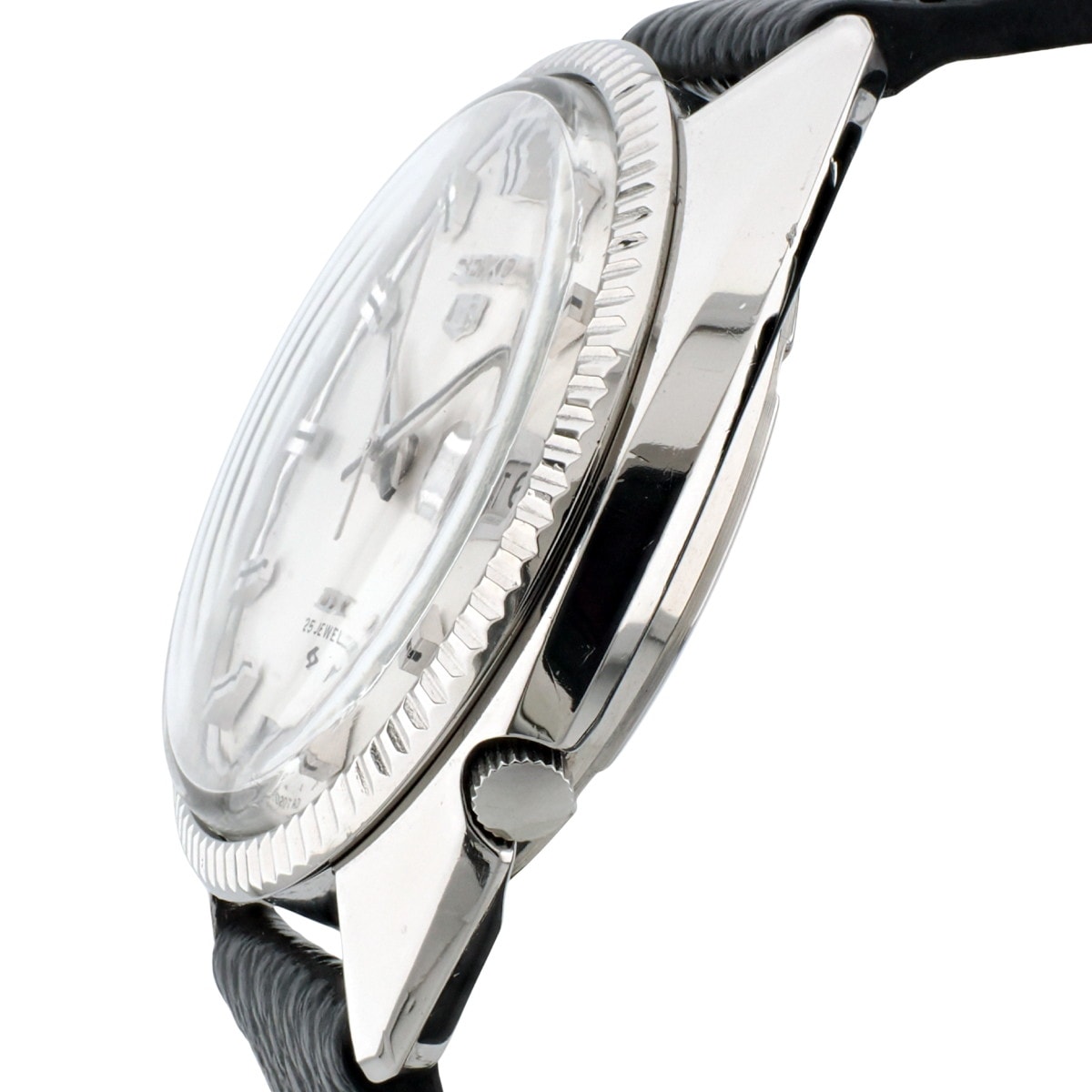 セイコー 5デラックス 6106-7040 フルーテッドベゼル 25石 自動巻 OH済 1967年製（昭和42年）