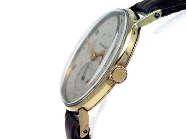 ロンジン 14K無垢 スモールセコンド Cal.23M 手巻 OH済 1940年代 Longines