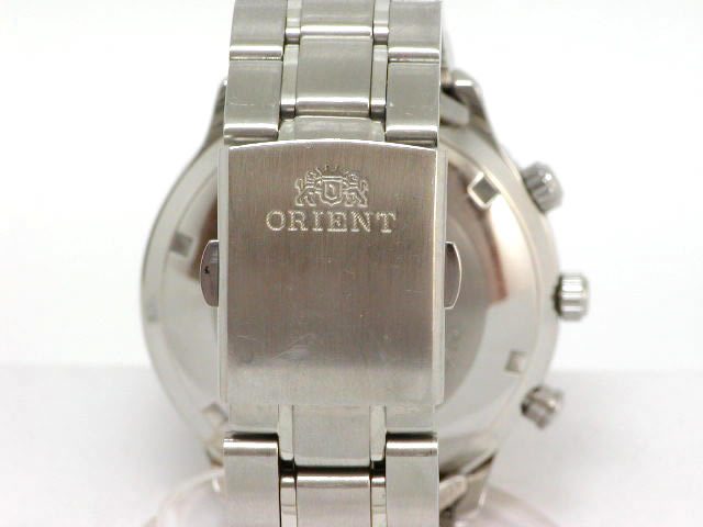 オリエント キングマスター 自動巻き 計算尺インナーベゼル ブラック CEM5Z008BS USED