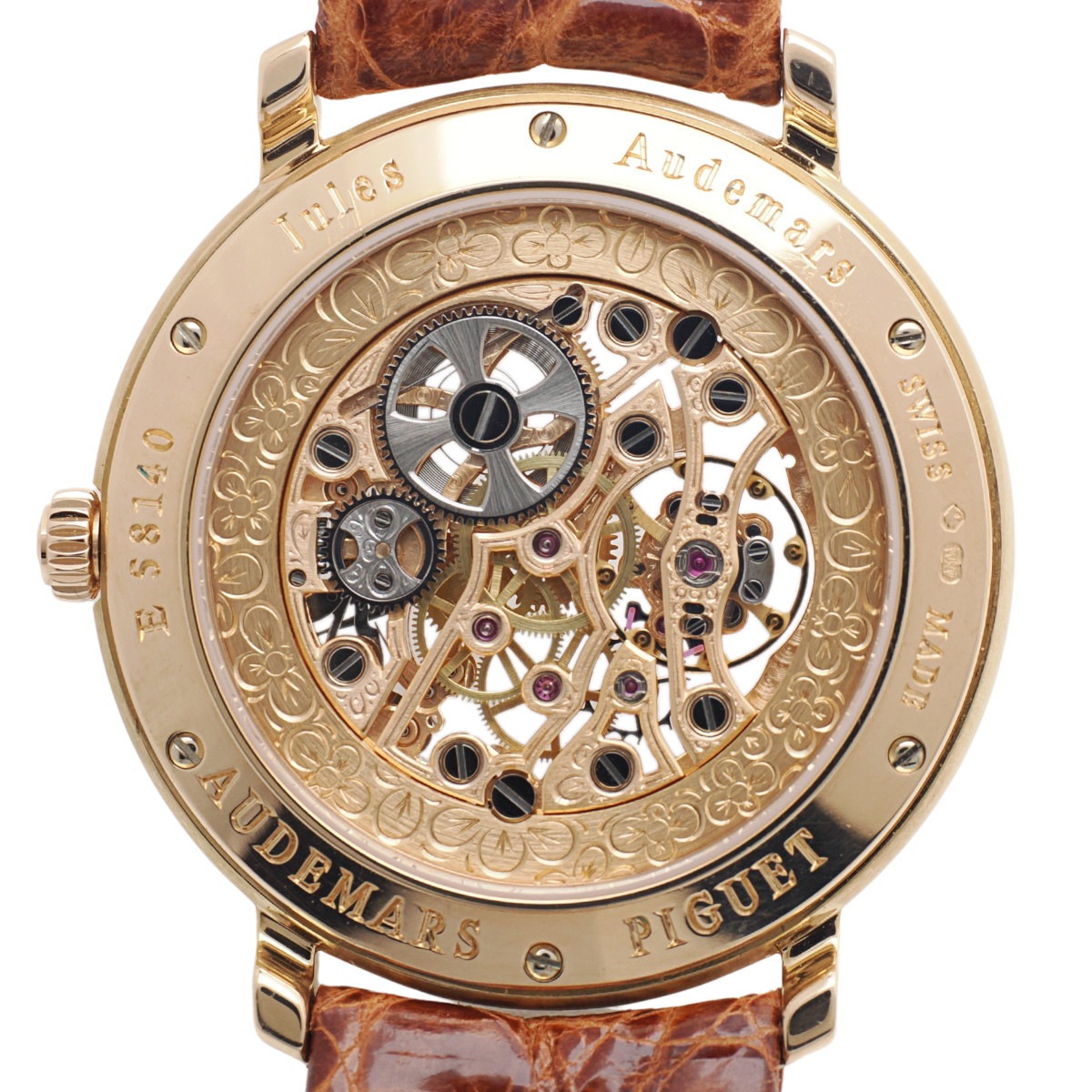 【商談中】オーデマピゲ ジュールオーデマ スケルトン 18金ピンクゴールド 15058OR.OO.A067CR.01 純正金尾錠 手巻き メーカーコンプリートサービス済 2005年製 USED