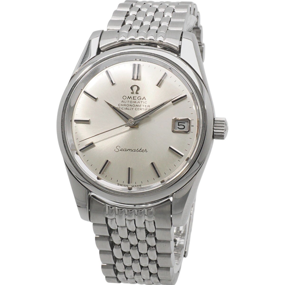 オメガ シーマスター クロノメーター 168.024 純正ブレス Cal.564 自動巻 OH済 1970年製