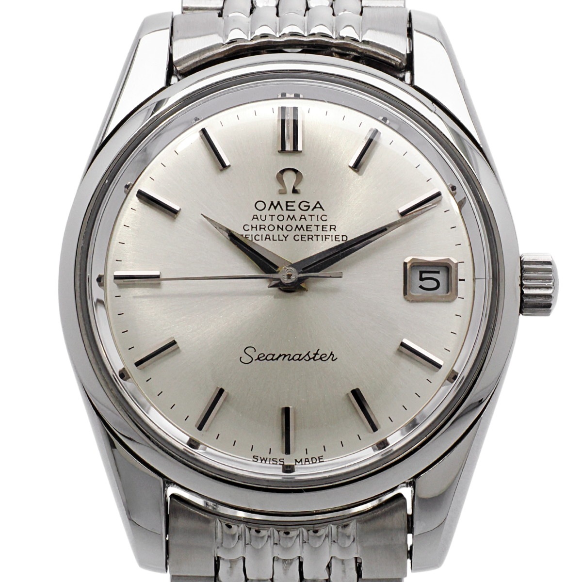 オメガ シーマスター クロノメーター 168.024 純正ブレス Cal.564 自動巻 OH済 1970年製