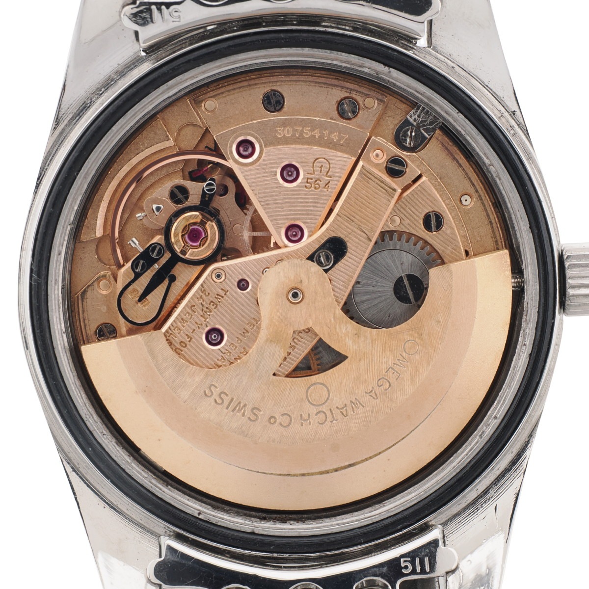 オメガ シーマスター クロノメーター 168.024 純正ブレス Cal.564 自動巻 OH済 1970年製