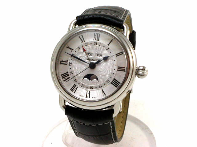 アエロ トリプルカレンダー ムーンフェイズ 自動巻 A62902 AA01　新品