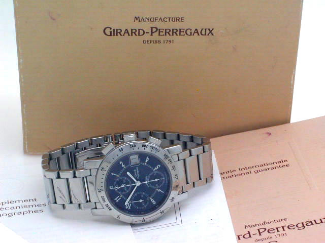 ジラールペルゴ Ref.75000 クロノグラフ 自動巻 OH済 USED Girard 