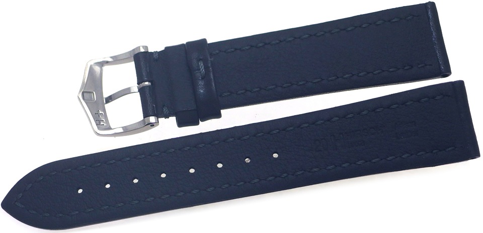 【ヒルシュ】 LUCCA（ルッカ） ブラック 表カーフレザー 裏オイスターグラブスーパーソフト（カーフ） 時計ベルト