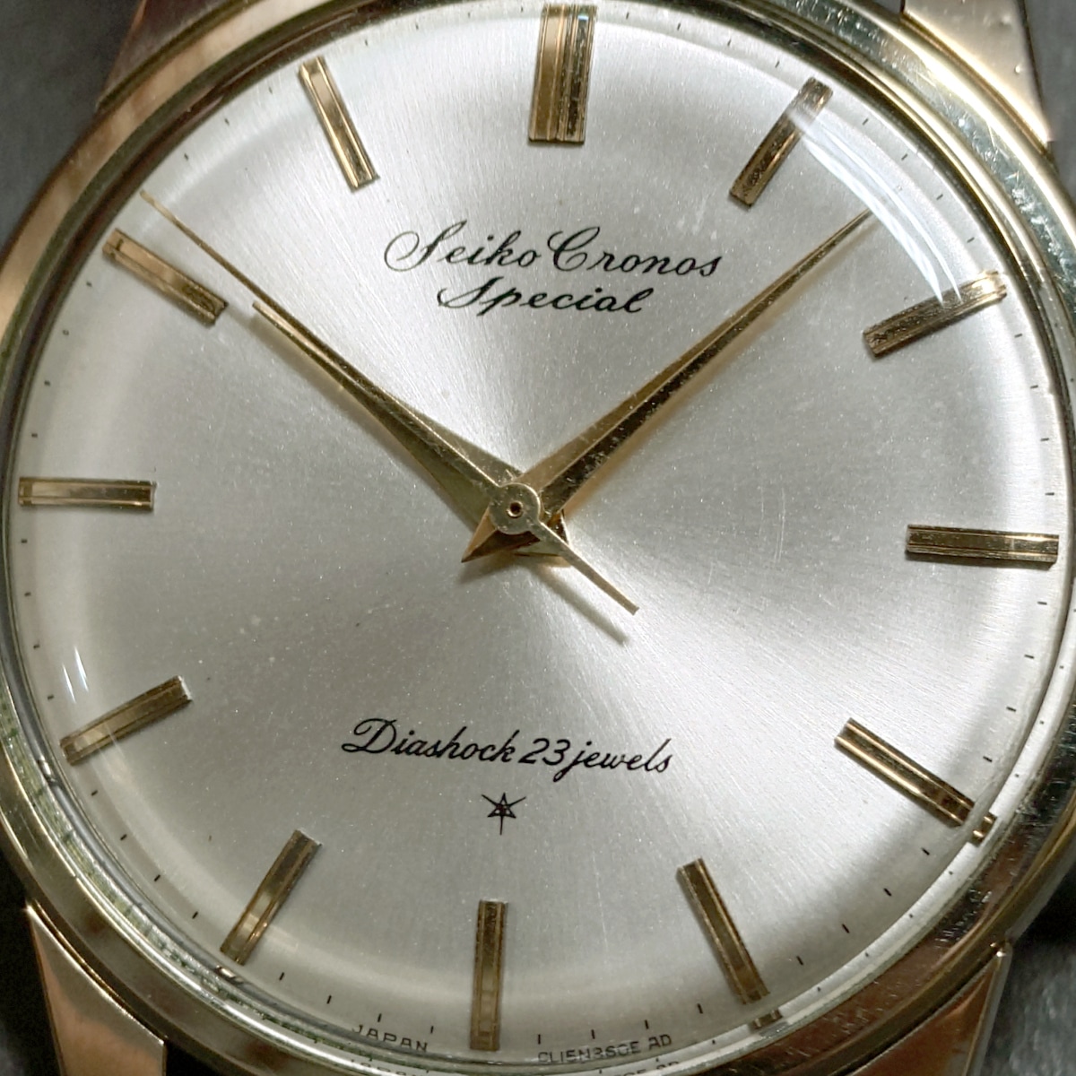セイコー クロノス スペシャル 15033 金張り Cal.810 23石 手巻 OH済 1963年製(昭和38年)