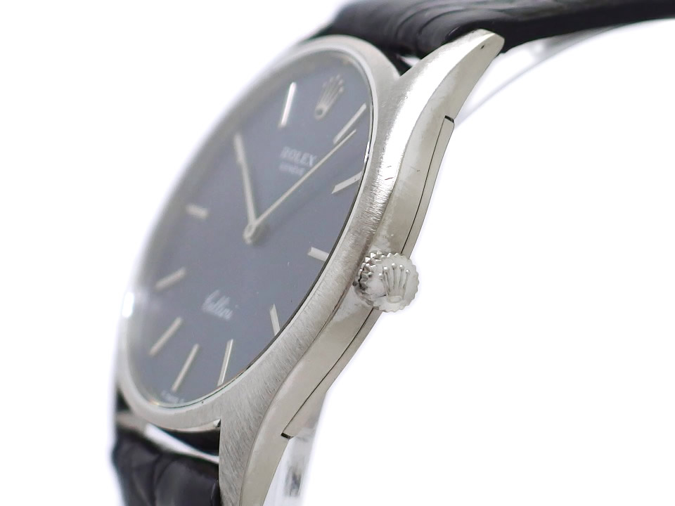 ロレックス チェリーニ Ref.3804 18Kホワイトゴールド Cal.1600 手巻 OH済 純正尾錠 1971年製 Rolex