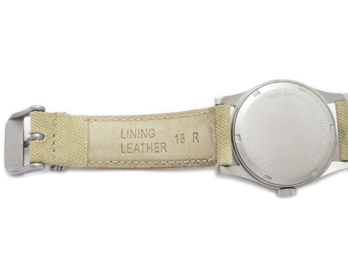 ハミルトン カーキ 9797 ブラック文字盤 クオーツ USED