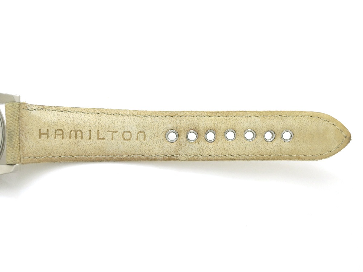 ハミルトン カーキ 9797 ブラック文字盤 クオーツ USED