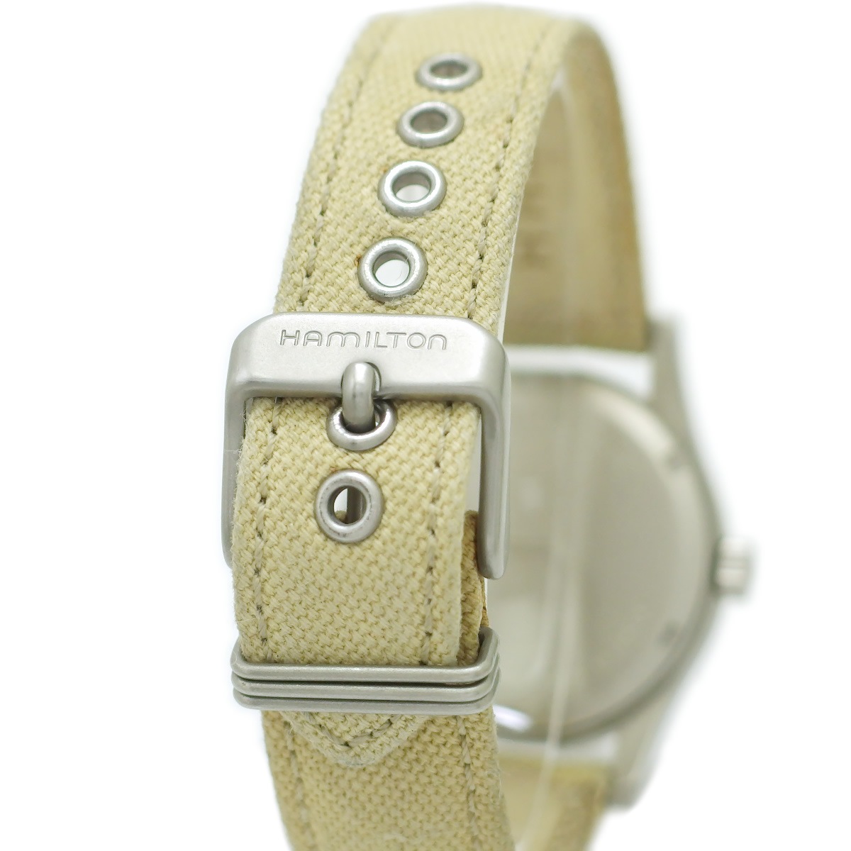 ハミルトン カーキ 9797 ブラック文字盤 クオーツ USED